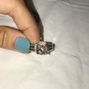 David Yurman Wheaton Ring Morganite